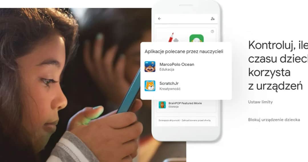 Jak aplikacja blokuje dostęp do Google Play i chroni Twoje dziecko
